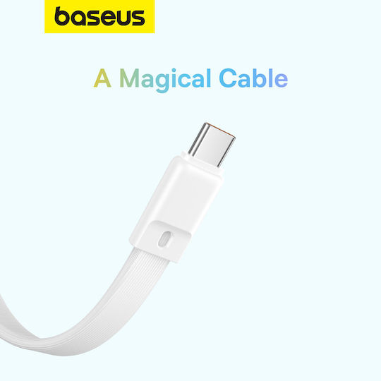 Baseus Magnetic Mini MagSafe Power Bank 10000mAh 30W с USB-C порт Power Delivery / Бързо зареждане 3.0 Бял