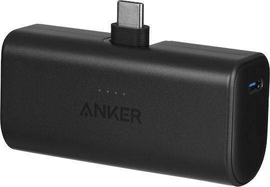 Anker Nano Power Bank 5000mAh 22.5W με Θύρα USB-C Μαύρο