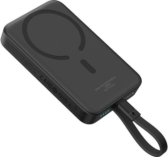 Baseus Mini MagSafe Power Bank 10000mAh 30W cu Port USB-C Livrarea energiei Negru
