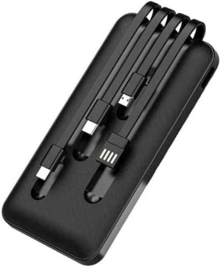 Treqa TR-946 Ηλιακό Power Bank 10000mAh με Θύρα USB-A Μαύρο