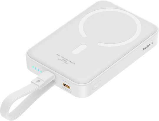 Baseus Mini MagSafe Power Bank 10000mAh 20W Power Delivery Бял