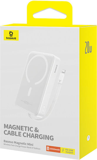 Baseus Mini MagSafe Power Bank 10000mAh 20W Power Delivery Бял