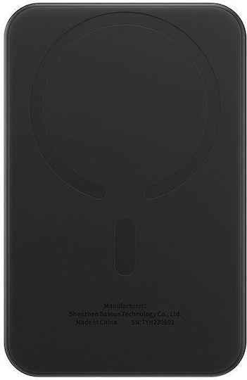 Baseus Mini Power Bank 5000mAh 20W με Θύρα USB-C Μαύρο