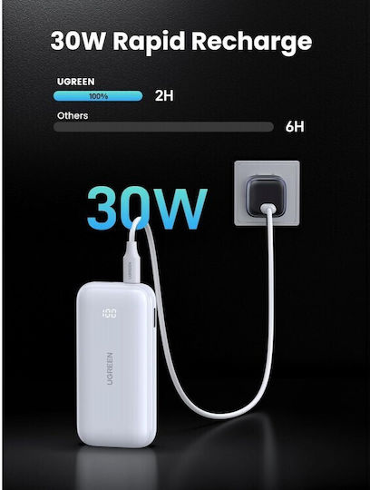 Ugreen PB501 Power Bank 10000mAh 30W Power Delivery / Quick Charge 3.0 White