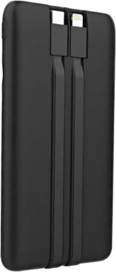 Awei P168K Power Bank 10000mAh 22.5W with USB-A Port and USB-C Port Black