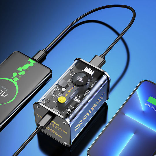 WK WP-337 Power Bank 20000mAh 20W Power Delivery Черен