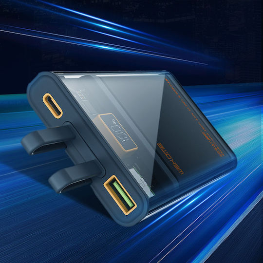 WK WP-323 Power Bank 10000mAh 20W Power Delivery / Quick Charge Black