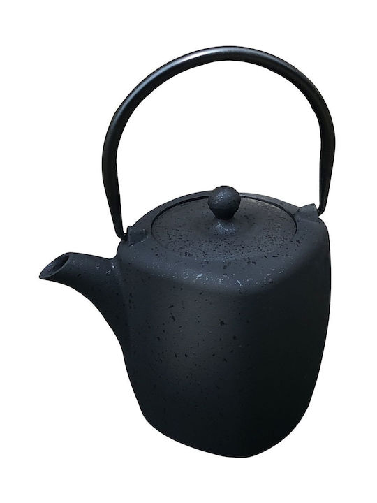 KING Hoff Wasserkocher mit Filter Gusseisen Schwarz 900ml