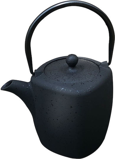 KING Hoff Βραστήρας με Φίλτρο Μαντεμένιος Μαύρη 900ml