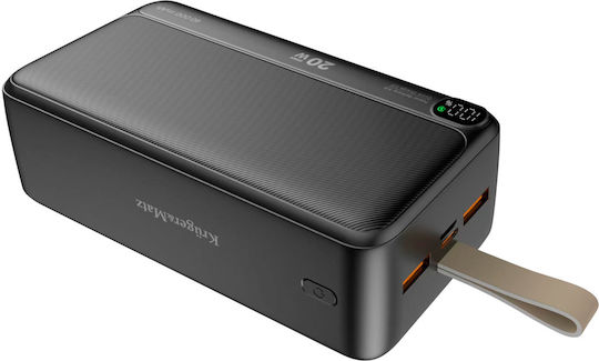 Kruger & Matz Power Bank 40000mAh Power Delivery / Quick Charge Μαύρο