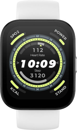 Amazfit Bip 5 46mm Smartwatch with Heart Rate Monitor (Cream White)