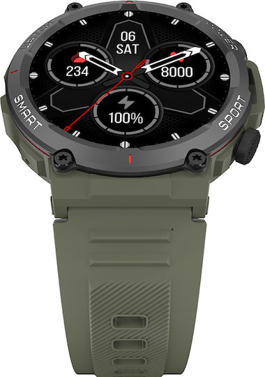 BlackView W50 47mm Smartwatch mit Pulsmesser (Grün)
