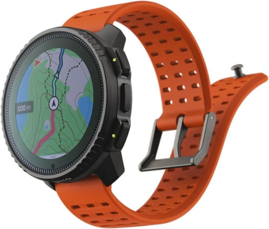 Suunto Vertical Solar Stainless Steel 49mm Waterproof Smartwatch with Heart Rate Monitor (Canyon)