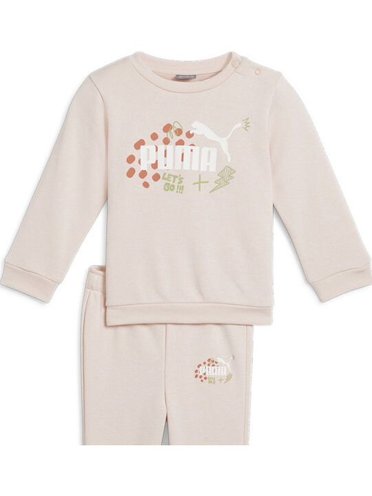 PUMA ESS+ Rosa Kinder Trainingsanzüge