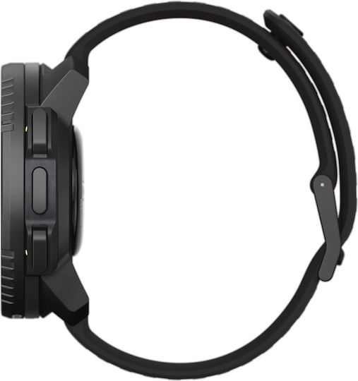 Suunto Vertical Solar Stainless Steel 49mm Waterproof Smartwatch with Heart Rate Monitor (Black)