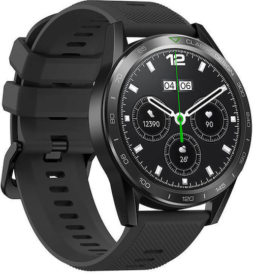 Zeblaze Btalk 3 44mm Smartwatch mit Pulsmesser (Schwarz)