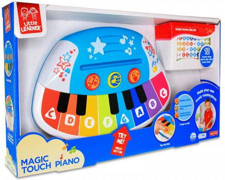 Little Learner Музикален инструмент The Magic Piano - Touch Technology Pen с музика и звуци за 12++ месеца