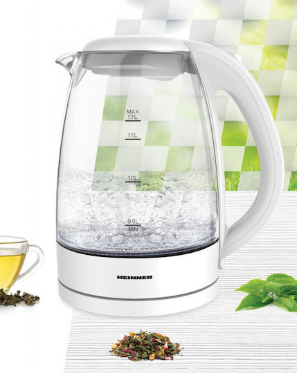 Heinner Βραστήρας 1.8lt 2200W Λευκός