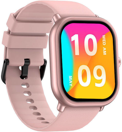 Zeblaze GTS 3 Pro 46mm Smartwatch με Παλμογράφο (Ροζ)