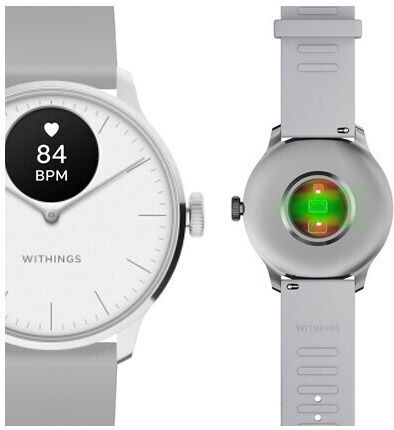 Withings ScanWatch Light Stainless Steel 37mm Αδιάβροχο με Παλμογράφο (Silver)
