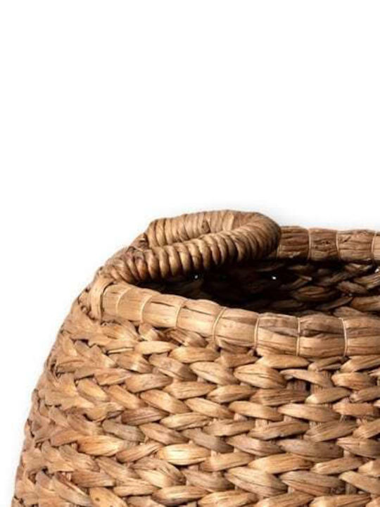 Decorative Basket Wicker with Handles Brown S Line