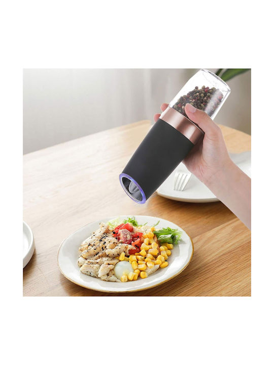 KING Hoff Electric Set Spice Mills made of Plastic in Black Color 2pcs