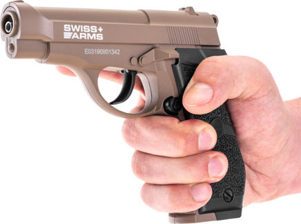 Cybergun Αεροβόλο Πιστόλι CO2 Swiss Arms P84 TAN Μεταλλικό 4.5mm