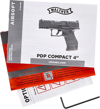Walther Αεροβόλο Πιστόλι Προσυμπιεσμένου Αέρα PDP Compact 4” Μεταλλικό 6mm