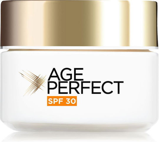 L'Oreal Paris Age Perfect Classic Συσφικτική Κρέμα Προσώπου Ημέρας με SPF30 κατά των Πανάδων με Κολλαγόνο 50ml