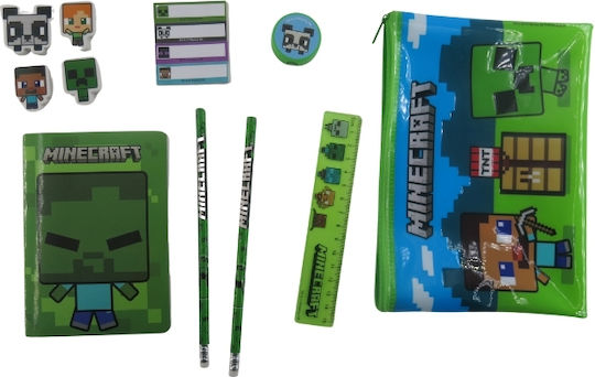 Minecraft Многоцветен Ученически Несесер
