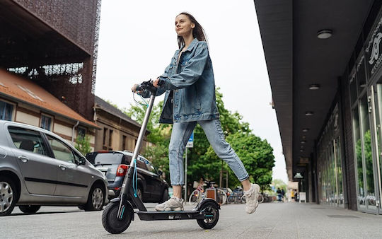 Motus Scooty 8.5 Trotinetă Electrică Pentru Copii Cu Viteză Maximă De 25km/h Și Autonomie De 25km În Culoare Neagră