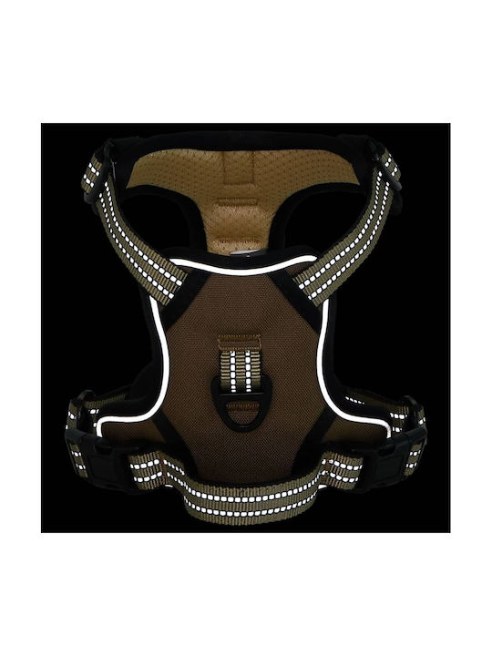 vidaXL Dog Harness Brown X-Large 4013397