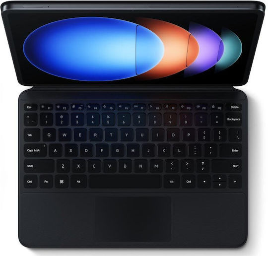 Xiaomi Флип Капак с Клавиатура на Английски Език САЩ Черен (Xiaomi Pad 6S Pro)