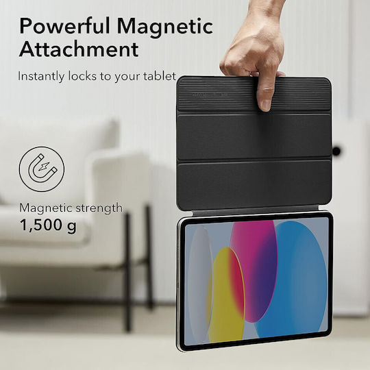 ESR Rebound Magnetic Flip Cover Black (iPad 2022 10.9'')