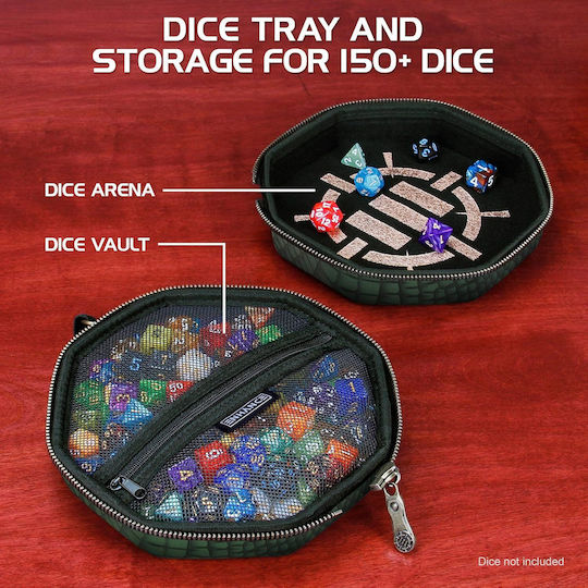 Enhance Tabletop Rpgs Dice Tray & Case Collector's Edition Green