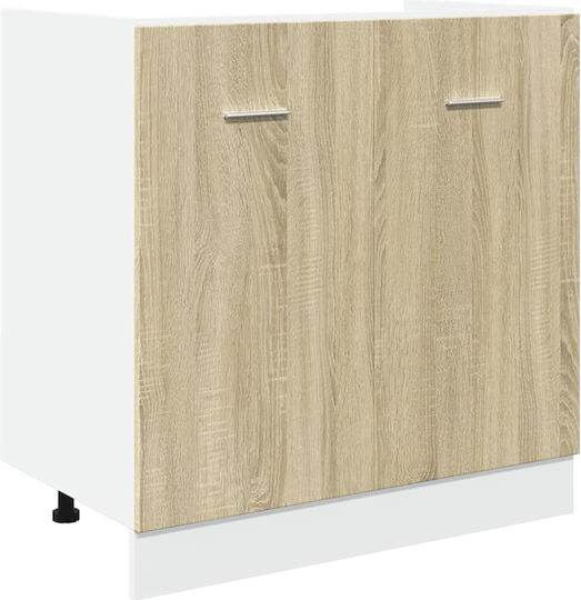 Set Dulapuri de Bucătărie Suspendate & de Podea Cafea 140x46x141.5buc
