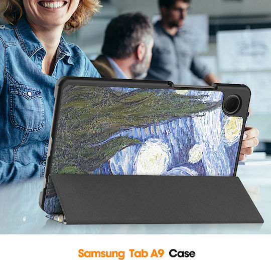 Techsuit Foldpro Flip Cover Μπλε (Galaxy Tab A9 / Galaxy Tab A11)