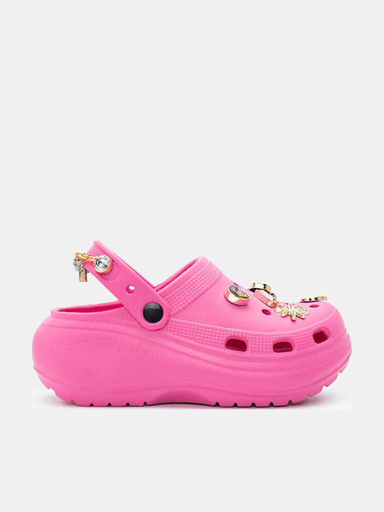 Luigi Woman Clogs Fuchsia