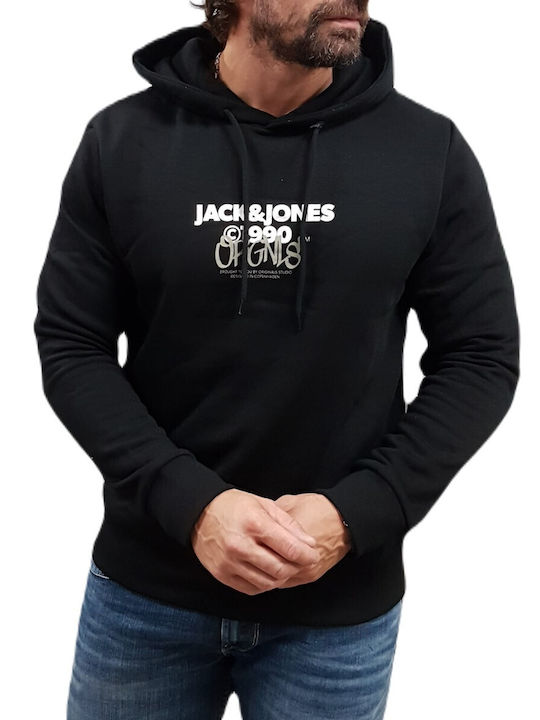 Jack & Jones Sweat Black with Hood