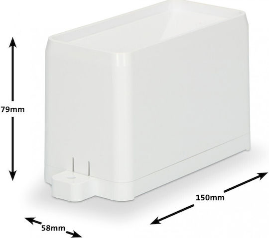 Alecto Ws-1200 Wetterstation Kabelloses Regenmessgerät Weiß