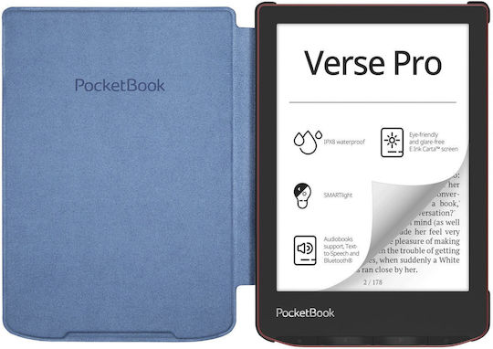 Pocketbook Flip Cover Μπλε (Universal 6")