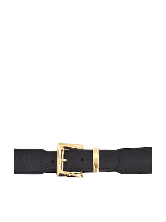 Damen Elastischer Gürtel Fantazy 330109 Schwarz Schwarz