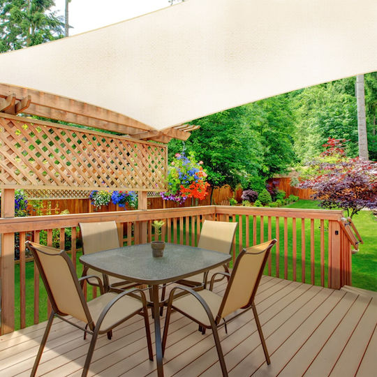 Modernhome Ορθογώνιο Πανί Σκίασης Μπεζ 2x3m 180gr/m²