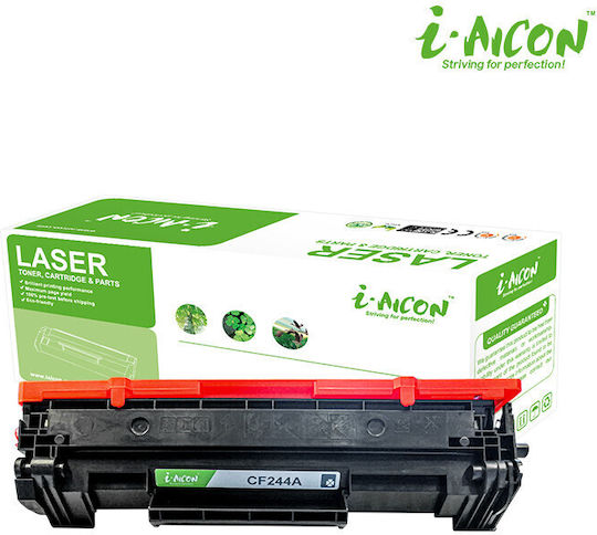 i-Aicon Compatible Toner for Laser Printer HP CF244A 1000 Pages Black