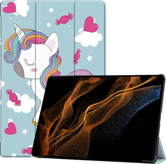 Techsuit Foldpro Flip Cover Γαλάζια (Samsung Galaxy Tab S8 Ultra / S9 Ultra)
