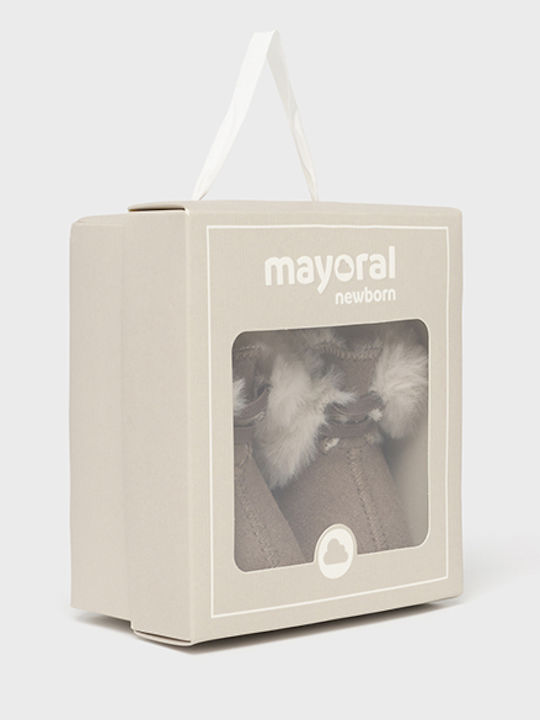 Mayoral Baby Booties Brown