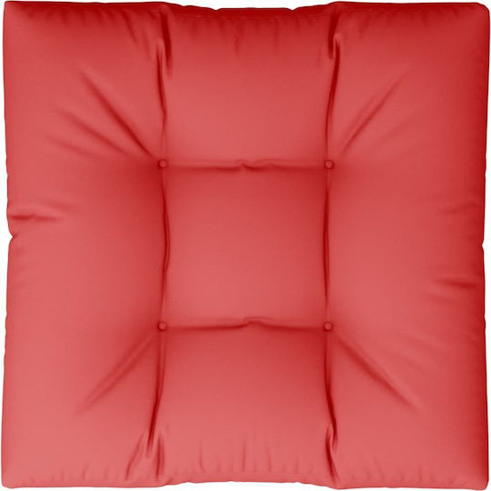 vidaXL Wasserdichtes Sofa-Kissen Palette Rote 80x80cm