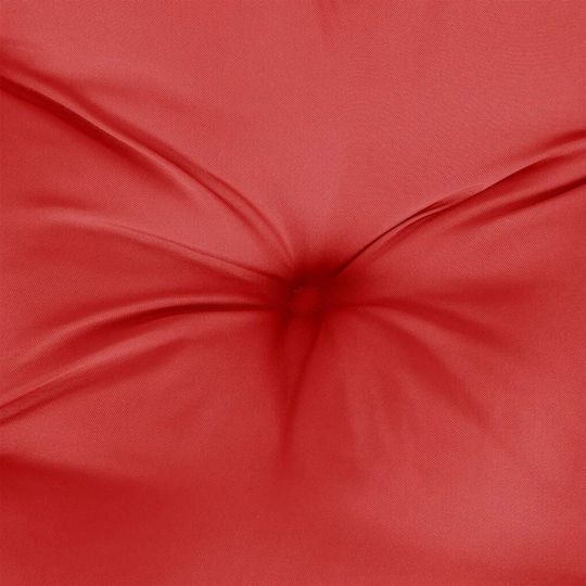 vidaXL Pernă De Canapea Pentru Scaune De Grădină Roșie 50x50cm Waterproof