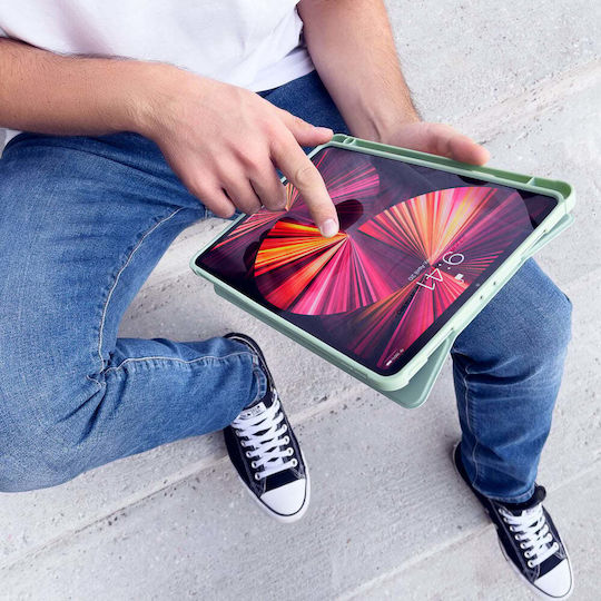 Hurtel Умен Флип Капак Светлозелен (iPad mini 2021 / mini 2024)