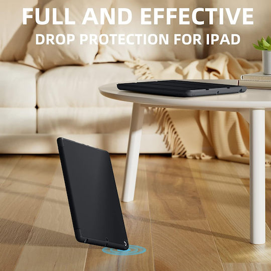 Techsuit Klappdeckel Schware (iPad 10,2 (2019 / 2020 / 2021))